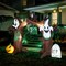 10FT Height Ghost Halloween Inflatables Decoration, 10 Lights Inflatable Festive Arch Decoration